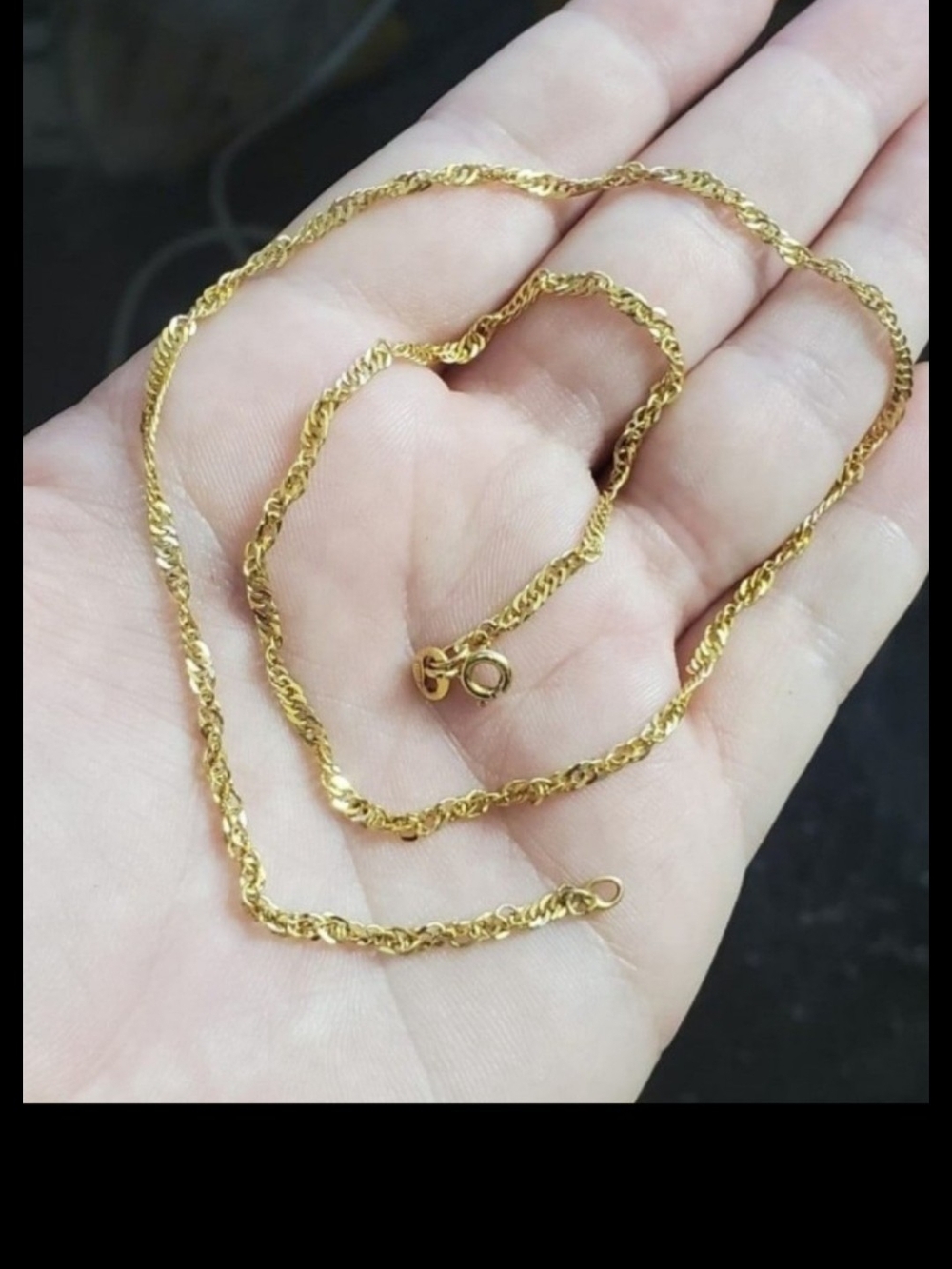 Gold Rope Chain Necklace - Elegant Women’s Jewelry